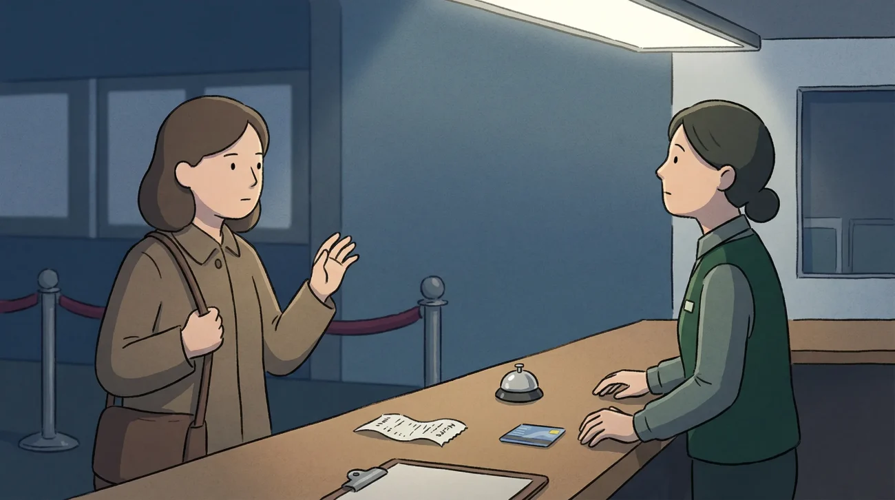 Korean honorifics when angry contrasted with “jeogiyo” as a calm attention request at a service counter.