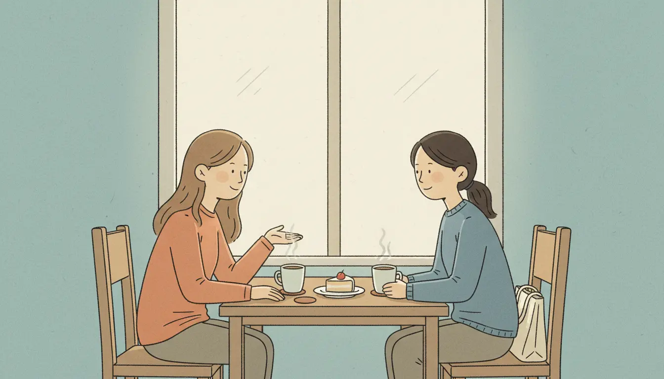 When to use banmal in Korea—“speak comfortably” moment with a cautious boundary still visible.