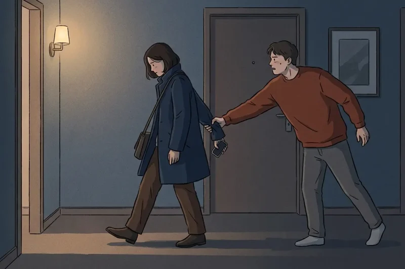 korean wrist grab kdrama moment where one person stops another from leaving by catching their wrist