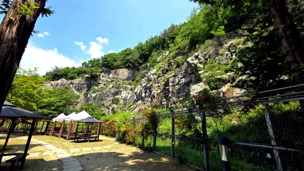 Pocheon Art Valley sculpture park with outdoor artwork